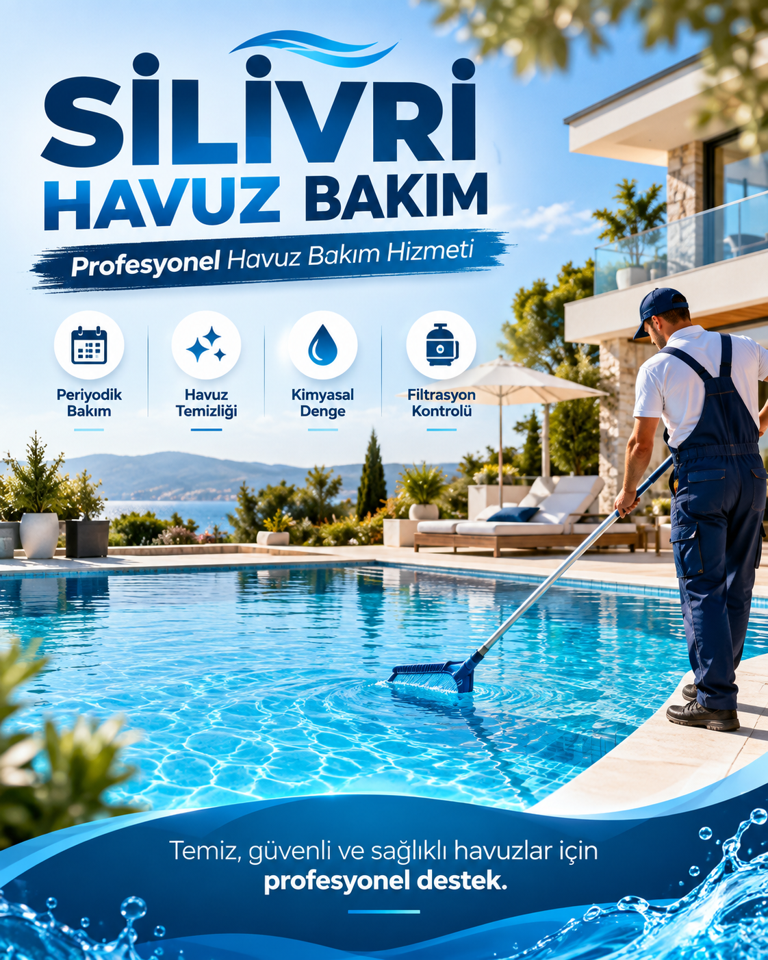 Silivri havuz bakımı